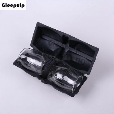 Black Pulp Molded Whiskey Cup Packaging Box