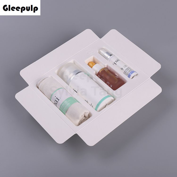 Pulp Molded Biodegradable Cosmetic Inner Packaging
