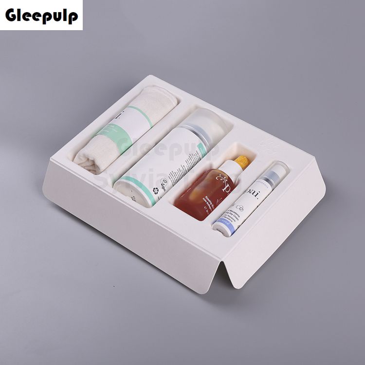Pulp Molded Biodegradable Cosmetic Inner Packaging