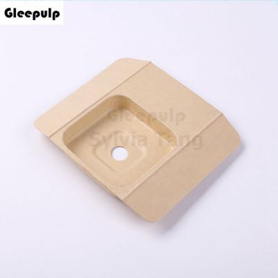 Eco-friendly Pulp Molded Natural Color Electronic Packaging Insert