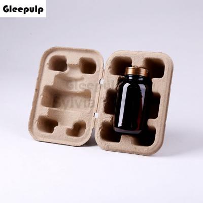 Pulp Molded Glass Bottle Protective Packaging Box