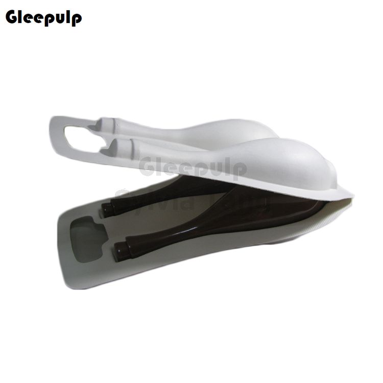 Sugarcane Bagasse Pulp Molding Wine Box Packaging