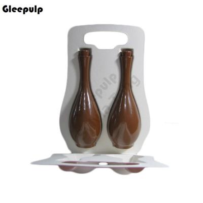 Sugarcane Bagasse Pulp Molding Wine Box Packaging