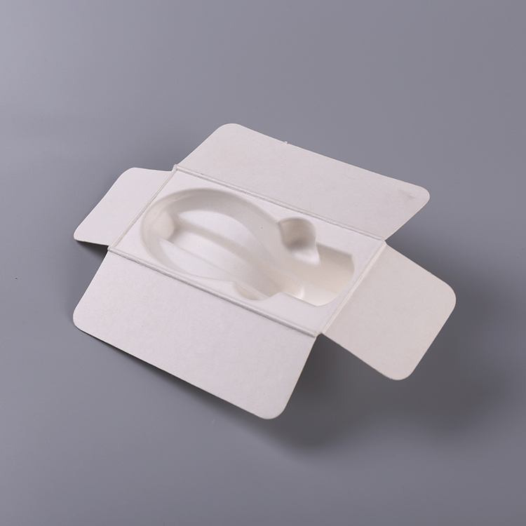 Sugarcane Bagasse Pulp Molded Electronic Packaging Insert