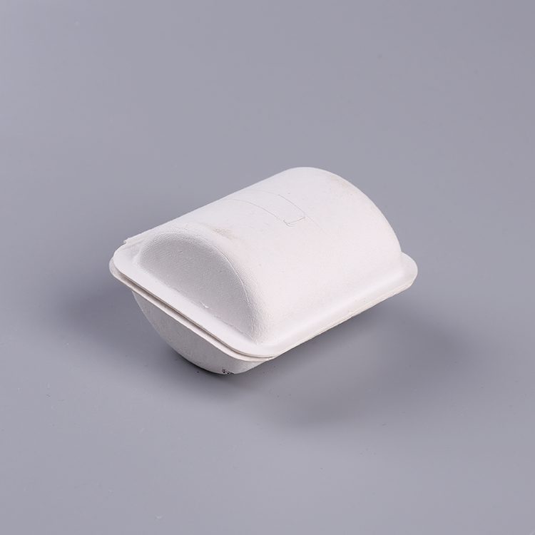 Sugarcane Bagasse Pulp Molded Clamshell Soap Box