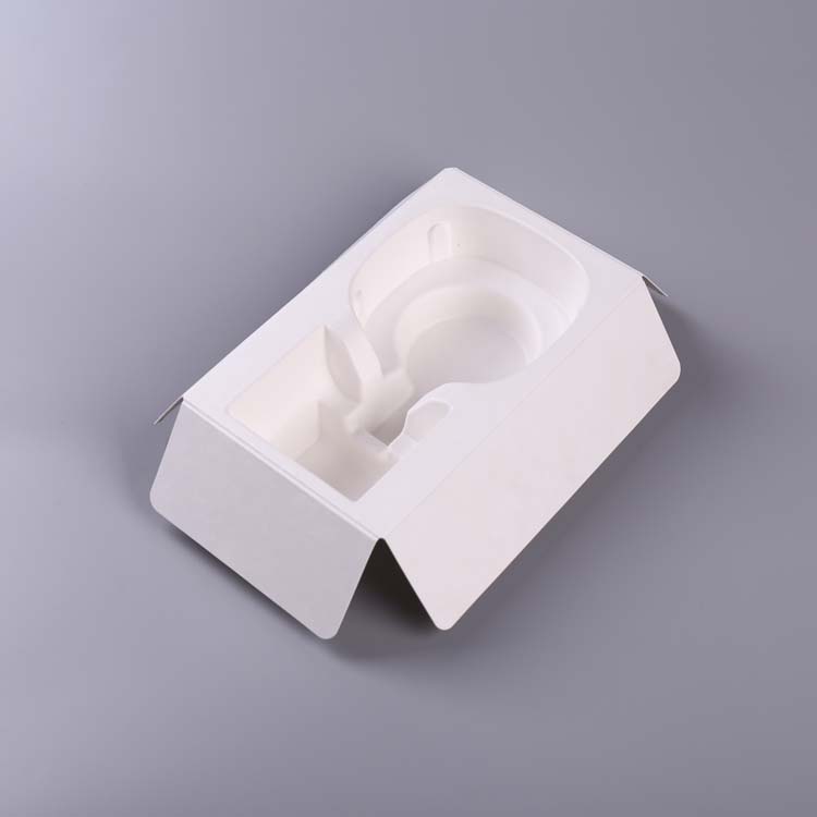 Sugarcane Bagasse Pulp Mold Electronics Packaging Insert 