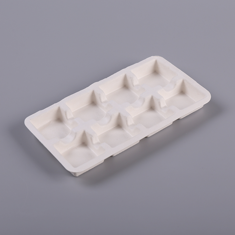 Newly Molded Pulp Chocolate Paper Packing Tray 