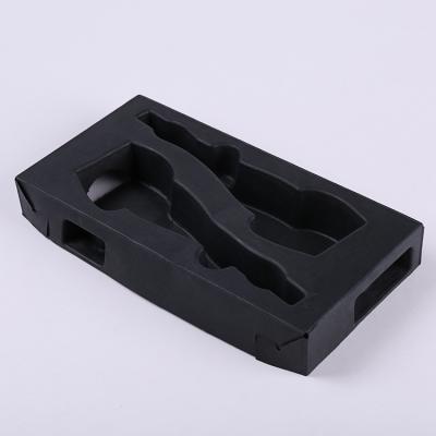 Black Color Pulp Mold Electronic Packaging Insert