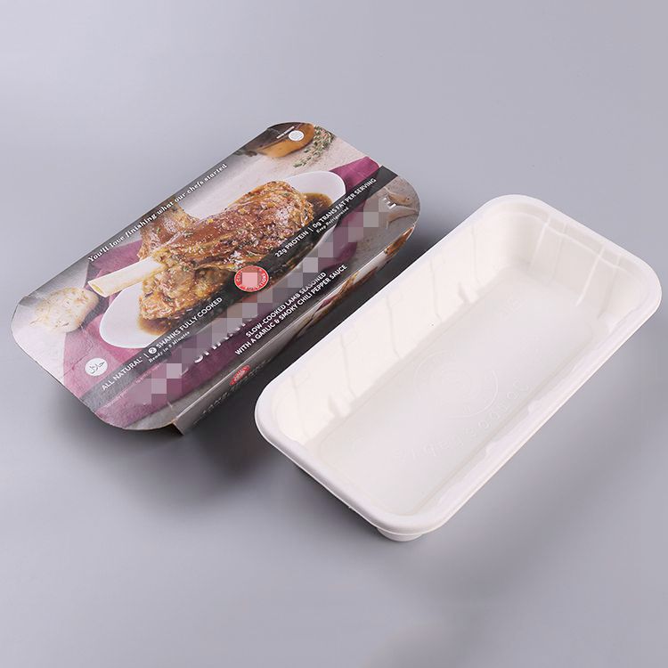 Biodegradable Customized Pulp Mold Food Packaging Container