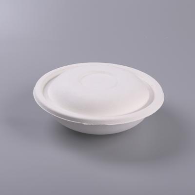 Bagasse Pulp Molded Round Shape Salad Bowl